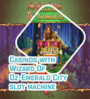 The wizard of oz slot machine